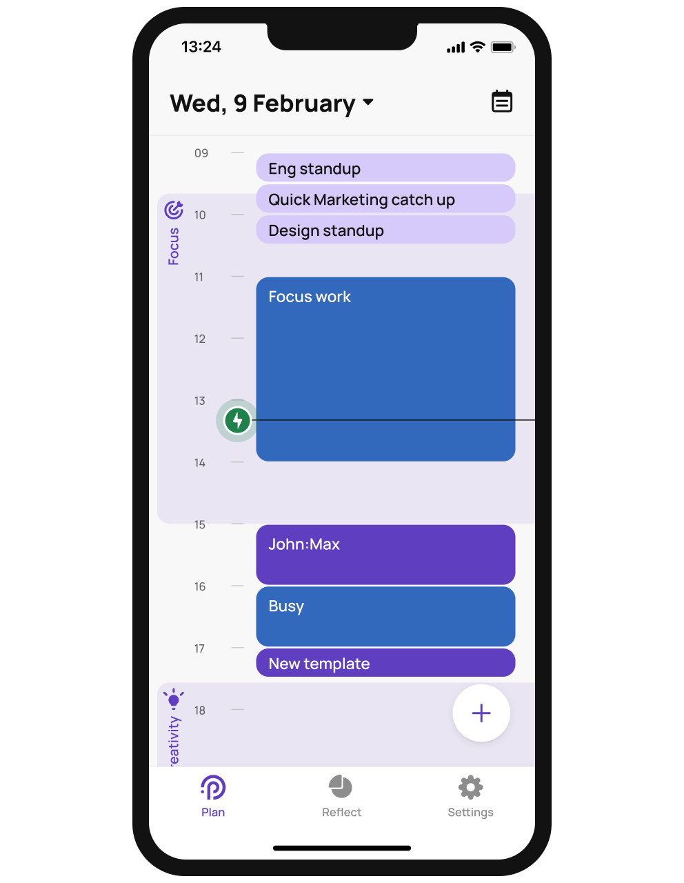 Screenshot Paced App