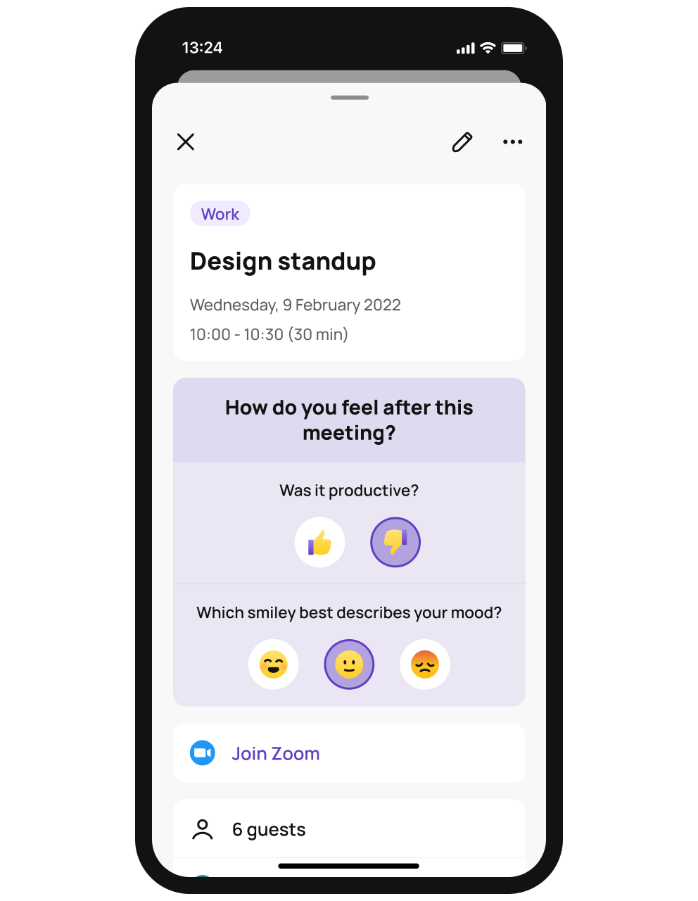 Screenshot Paced App